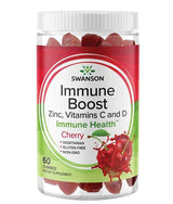 Immune Boost Gummies with Acerola, Zinc and Vitamin C & D | Cherry - 60 Chewable Tablets - Nutra Best Europe