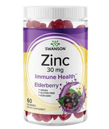 Zinc Gummies | Elderberry - 60 Chewable Tablets - Nutra Best Europe