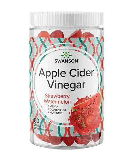 Apple Cider Vinegar Gummies | Strawberry Watermelon - 60 Chewable Tablets - Nutra Best Europe