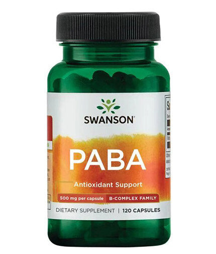 PABA 500 mg - 120 capsules - Nutra Best Europe