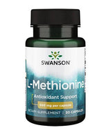 100% Pure L-Methionine 500 mg - 30 capsules - Nutra Best Europe