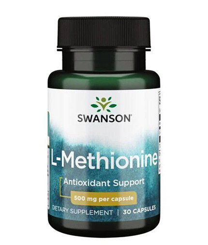 100% Pure L-Methionine 500 mg - 30 capsules - Nutra Best Europe