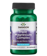 Triple Magnesium Complex 400 mg - 30 capsules - Nutra Best Europe
