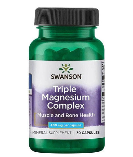 Triple Magnesium Complex 400 mg - 30 capsules - Nutra Best Europe