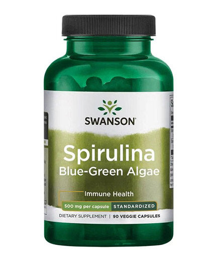 Spirulina Blue-Green Algae 10% Phycocyanin 500 mg - 90 capsules - Nutra Best Europe