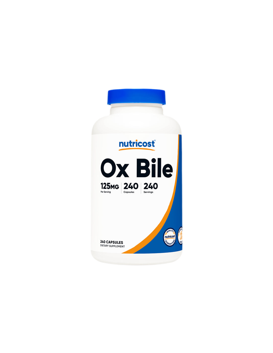 Digestion - Ox Bile (Ox Bile), 240 Nutricost capsules - Nutra Best Europe