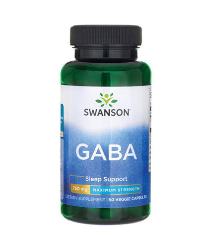 GABA 750 mg / Maximum Strength - 60 capsules - Nutra Best Europe