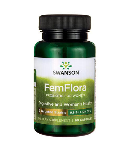 FemFlora Feminine Probiotic Formula 9.8 Billion CFU - 60 capsules - Nutra Best Europe