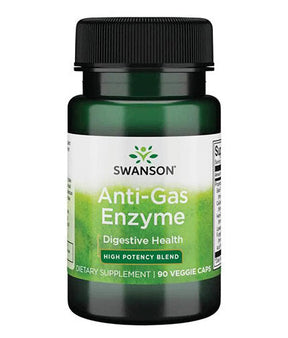 Anti-Gas Enzyme 123 mg - 90 capsules - Nutra Best Europe