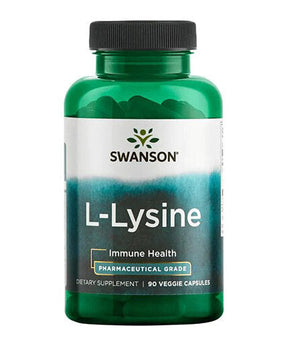 L-Lysine - Pharmaceutical Class 500 mg - 90 capsules - Nutra Best Europe
