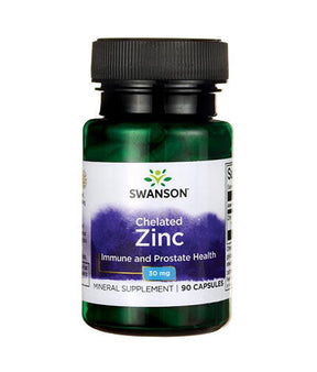 Albion Chelated Zinc 30mg. / 90 Caps - 0 - Nutra Best Europe