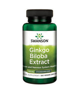 Delayed-Release Standardized Ginkgo 120 mg - 100 capsules - Nutra Best Europe
