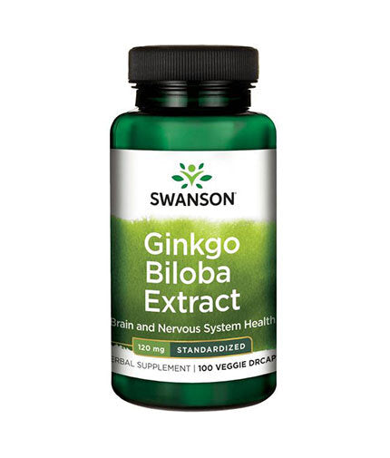 Delayed-Release Standardized Ginkgo 120 mg - 100 capsules - Nutra Best Europe