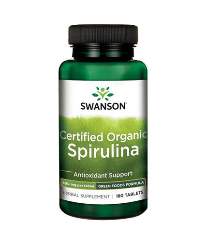 Organic Spirulina 500 mg - 180 Tablets - Nutra Best Europe