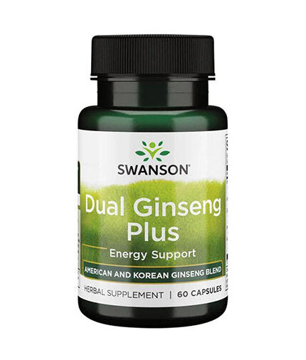 Dual Ginseng Plus 395 mg - 60 capsules - Nutra Best Europe