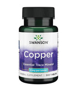 Copper 2 mg - 300 Tablets - Nutra Best Europe