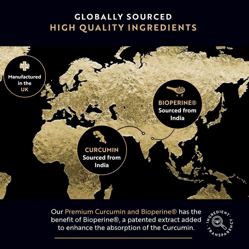 Prémium Curcumin 95% Curcuminoids Bioperine®-nel – 120 kapszula