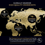 Prémium Curcumin 95% Curcuminoids Bioperine®-nel – 120 kapszula