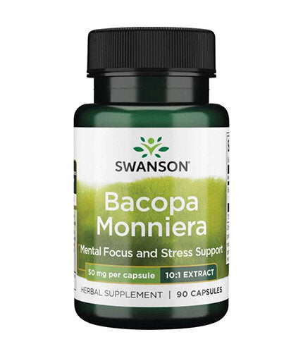 Bacopa Monniera 10:1 Extract 50 mg - 90 capsules - Nutra Best Europe