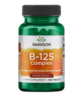 Vitamin B-125 Complex / 100 Tabs. - 0 - Nutra Best Europe