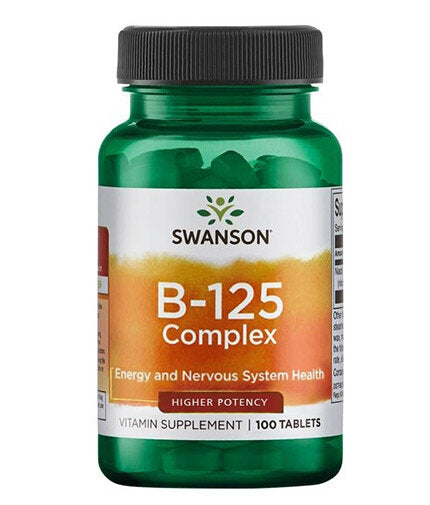 Vitamin B-125 Complex / 100 Tabs. - 0 - Nutra Best Europe