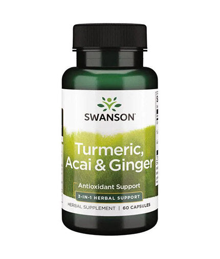 Full Spectrum Turmeric, Acai & Ginger - 60 capsules - Nutra Best Europe