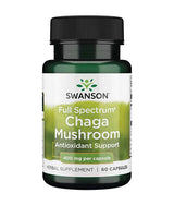 Full Spectrum Chaga Mushroom 400 mg - 60 capsules - Nutra Best Europe
