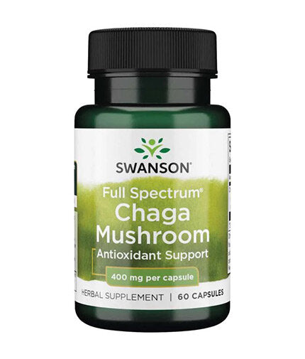Full Spectrum Chaga Mushroom 400 mg - 60 capsules - Nutra Best Europe