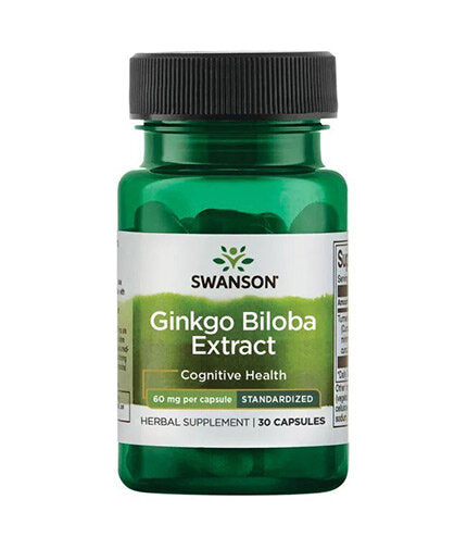 Ginkgo Biloba Extract 60 mg - 30 capsules - Nutra Best Europe
