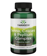 Senna/Psyllium/Cascara Complex 550 mg - 90 capsules - Nutra Best Europe