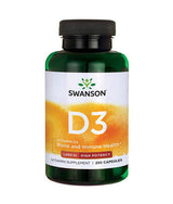 High Potency Vitamin D3 1000 IU - 250 capsules - Nutra Best Europe