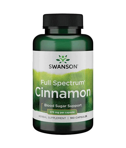 Full Spectrum Cinnamon 375 mg - 180 capsules - Nutra Best Europe