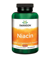 Niacin 500 mg - 250 capsules - Nutra Best Europe