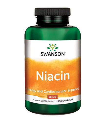 Niacin 500 mg - 250 capsules - Nutra Best Europe