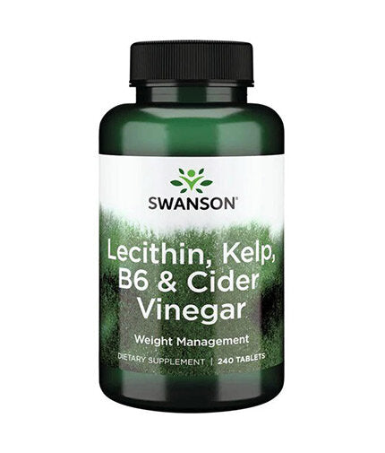 Lecithin, Kelp, B-6, & Cider Vinegar 428 mg - 240 Tablets - Nutra Best Europe
