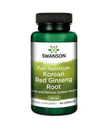 Full Spectrum Korean Red Ginseng Root 400 mg - 90 capsules - Nutra Best Europe