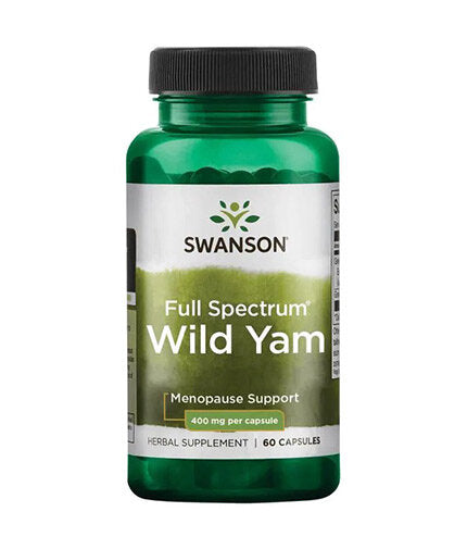 Full Spectrum Wild Yam 400 mg - 60 capsules - Nutra Best Europe