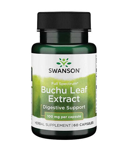Full Spectrum Buchu Leaf 4:1 Extract 100 mg - 60 capsules - Nutra Best Europe