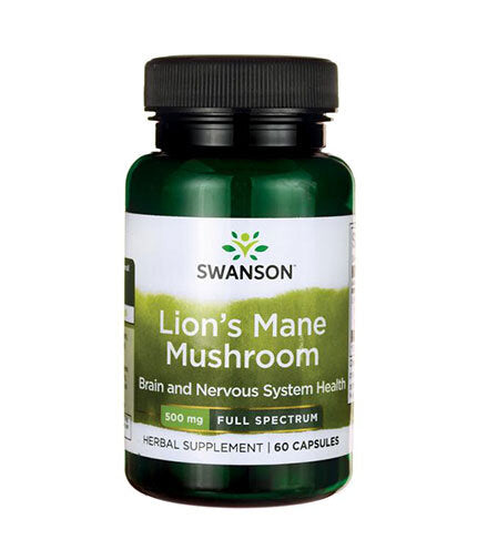 Lion's Mane Mushroom 500 mg - 60 capsules - Nutra Best Europe