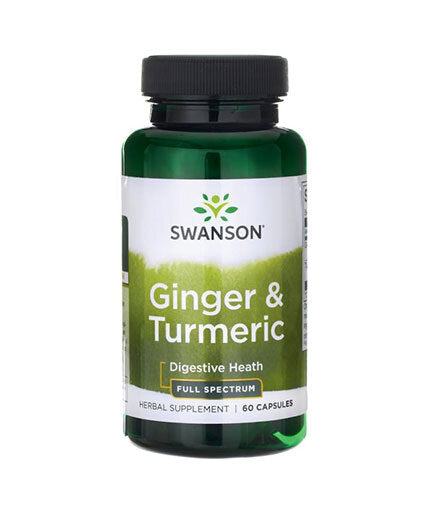 Full Spectrum Ginger & Turmeric - 60 capsules - Nutra Best Europe
