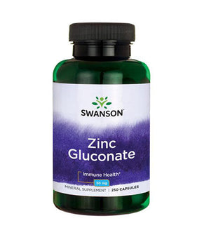 Zinc Gluconate 50mg. / 250 Caps - 0 - Nutra Best Europe