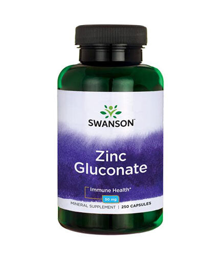 Zinc Gluconate 50mg. / 250 Caps - 0 - Nutra Best Europe