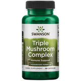 High-Potency Triple Mushroom Standardized Complex - 60 capsules - Nutra Best Europe