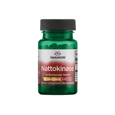 Nattokinase 2,000 Fibrinolytic Units 100 mg - 30 capsules - Nutra Best Europe