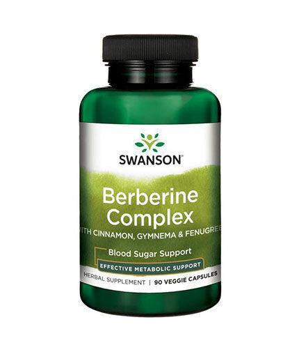 Berberine Complex with Cinnamon, Gymnema & Fenugreek 600 mg - 90 capsules - Nutra Best Europe
