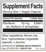 R-5-P Riboflavin-5-Phosphate 50 mg - 60 capsules - Nutra Best Europe