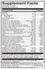 Multi without Iron | High Potency - 120 Gel Capsules - Nutra Best Europe