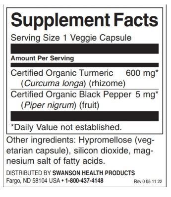 Turmeric & Black Pepper - 90 capsules - Nutra Best Europe