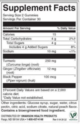 Turmeric with Ginger Gummies | Mango - 60 Chewable Tablets - Nutra Best Europe