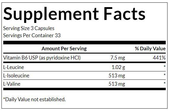 BCAA - 100 capsules - Nutra Best Europe